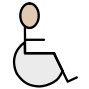 Disability, person in wheelchair