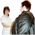 Having a health check - information for carers - easy read file image