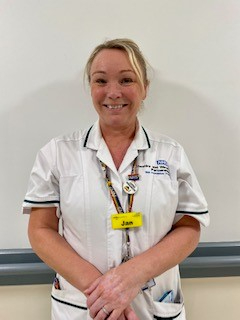 Photo of occupational therapist Jan in CWP uniform