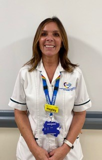 Photo of occupational therapist Hayley in CWP uniform