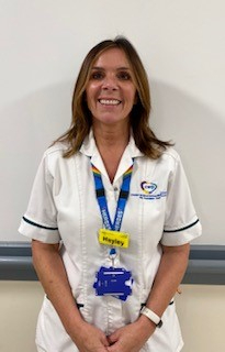 Photo of occupational therapist Hayley in CWP uniform