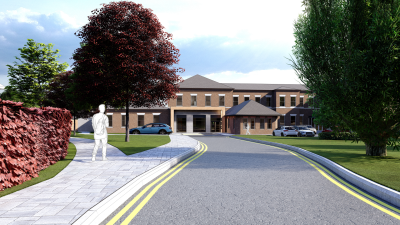 Artist impression of new health centre