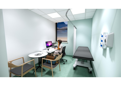 Artist impression of consulting room